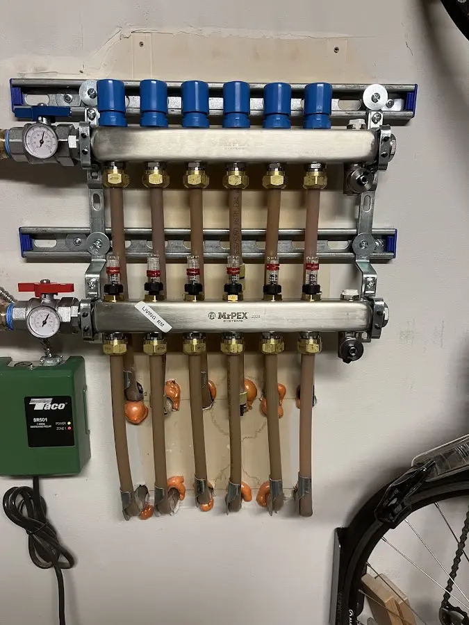 Plumber performing Leak Detection at a residential property in Spring